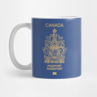 Canada passport Mug